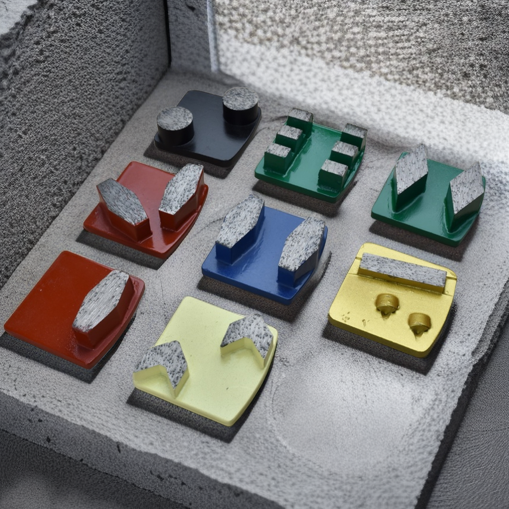 Schnellwechsel Redi Lock Arrow Segment Diamond Schleifschuhe für Husqvarna Betonbodenschleife