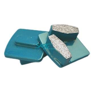 Redi Lock Double Hexagon Segment Diamond Schleifschuhe für Beton