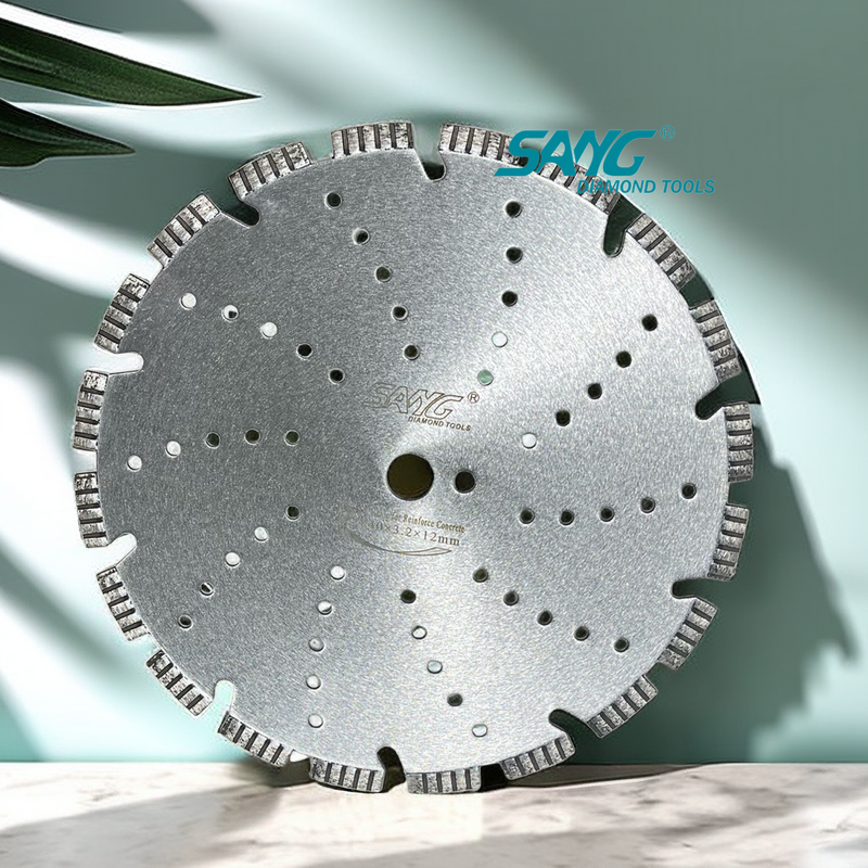 300 mm 350 mm 400 mm Array Laser Weld Diamond Sägeklinge für Betonstein Granitmauerwerk Schnitt