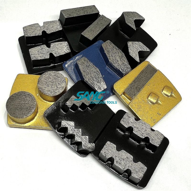 Redi Rock Diamond Schleifschuhe für Husqvaran PG450 oder Bodenbetonschleife