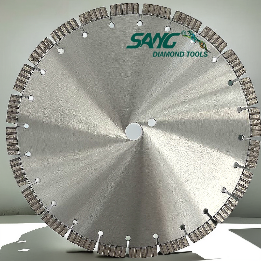 300 mm 350 mm 400 mm Array Laser Weld Diamond Sägeklinge für Betonstein Granitmauerwerk Schnitt