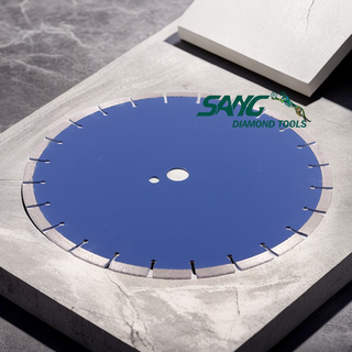 14 Zoll 350 mm Laserschweißer Diamantsägeblatt zum Schneiden von grünem Beton