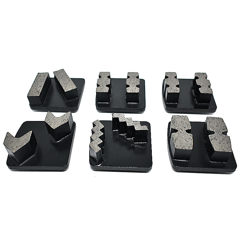 Husqvarna Redi Lock -Metallbindungs ​​-Beton -Werkzeuge Diamant Diamond Segmente mit 2 Segmentstangen