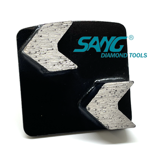 Schnellwechsel Redi Lock Arrow Segment Diamond Schleifschuhe für Husqvarna Betonbodenschleife