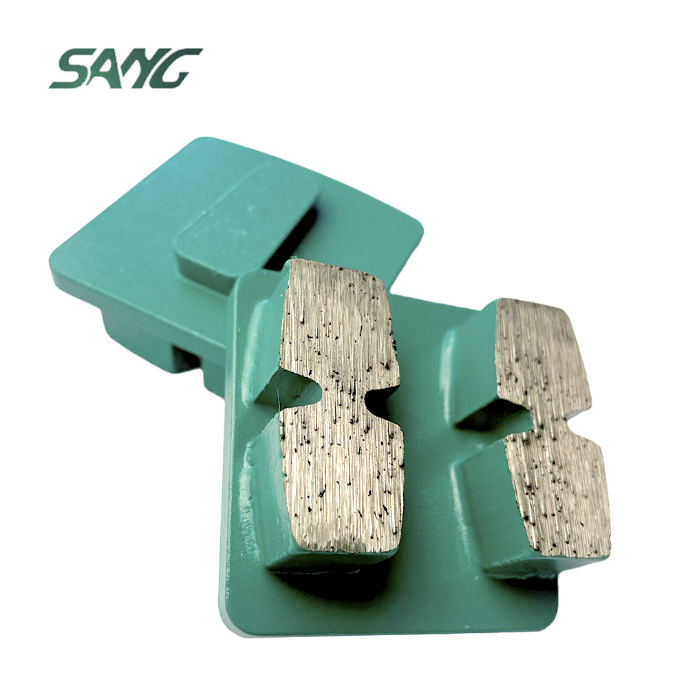 Doppelsegmente Beton Schleifkissen Diamant Redi Lock Schleifplatte