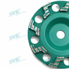 150 mm 6 Zoll Z Formsegmente Diamant Schleifblock Großhandel Diamond Mahlen Tasse für Beton