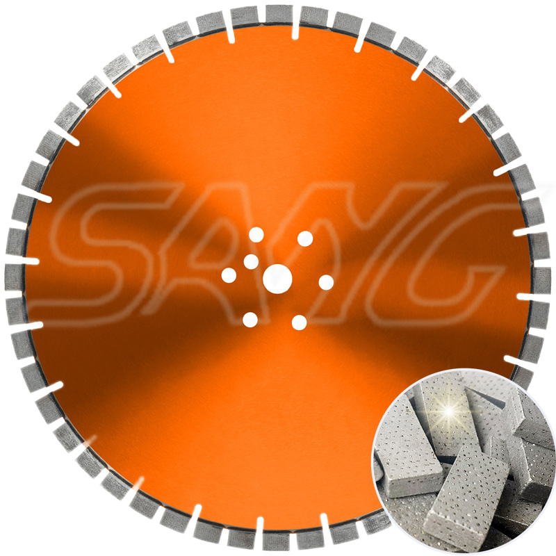 800 -mm -Array -Muster Diamant Schneidwerkzeuge Arix -Segment Wandsägen Blätter zum Schneiden von Betonwand vorgefertigtes Asphalt