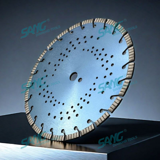 350 -mm -Turbo -Segment Laserschweißungs -Sägeklinge zum Schneiden von Beton