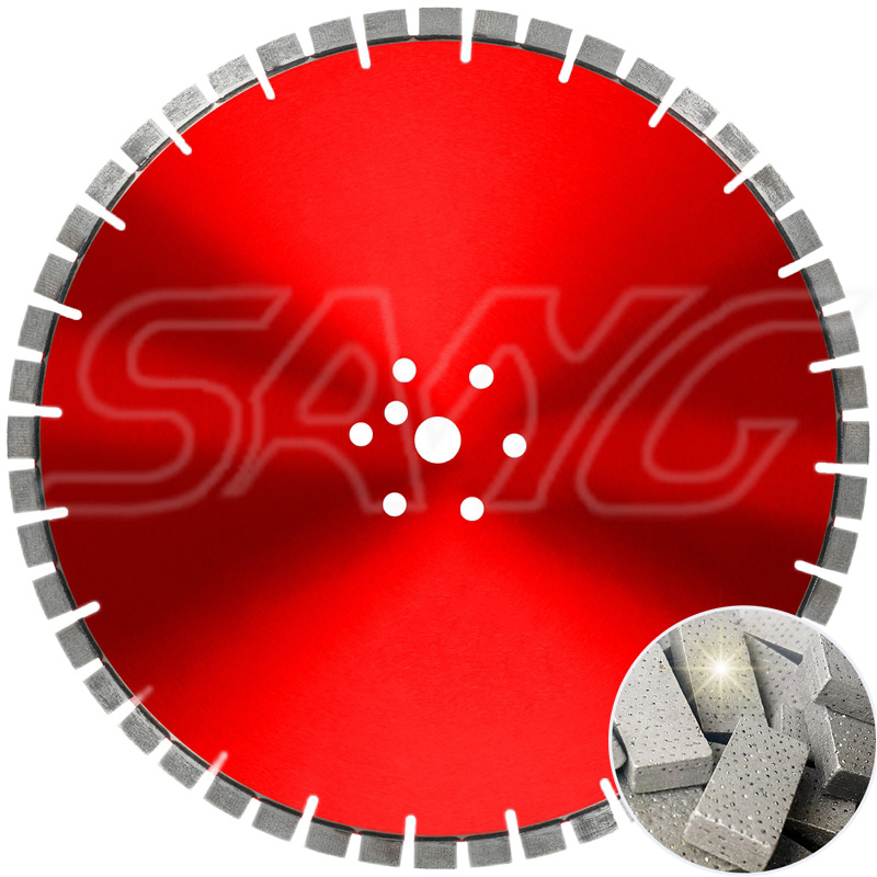 800 -mm -Array -Muster Diamant Schneidwerkzeuge Arix -Segment Wandsägen Blätter zum Schneiden von Betonwand vorgefertigtes Asphalt