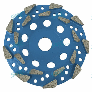 Schwerlaste 125 mm 180 mm 5 Zoll 7 Zoll 20 Körnchen-Gewinde-Arbor Diamond Cup Wheel