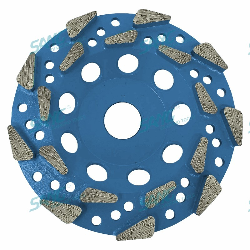 Schwerlaste 125 mm 180 mm 5 Zoll 7 Zoll 20 Körnchen-Gewinde-Arbor Diamond Cup Wheel