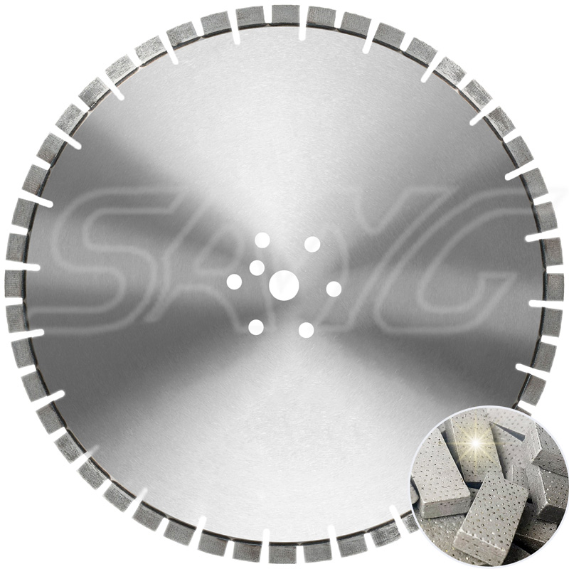 800 -mm -Array -Muster Diamant Schneidwerkzeuge Arix -Segment Wandsägen Blätter zum Schneiden von Betonwand vorgefertigtes Asphalt