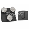 Fabrik Custom Großhandel Redi Lock Metall Bond Diamond Schleifschuhe für Betonboden