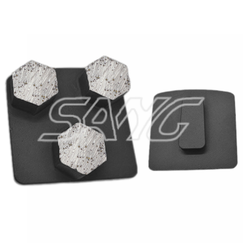 Fabrik Custom Großhandel Redi Lock Metall Bond Diamond Schleifschuhe für Betonboden