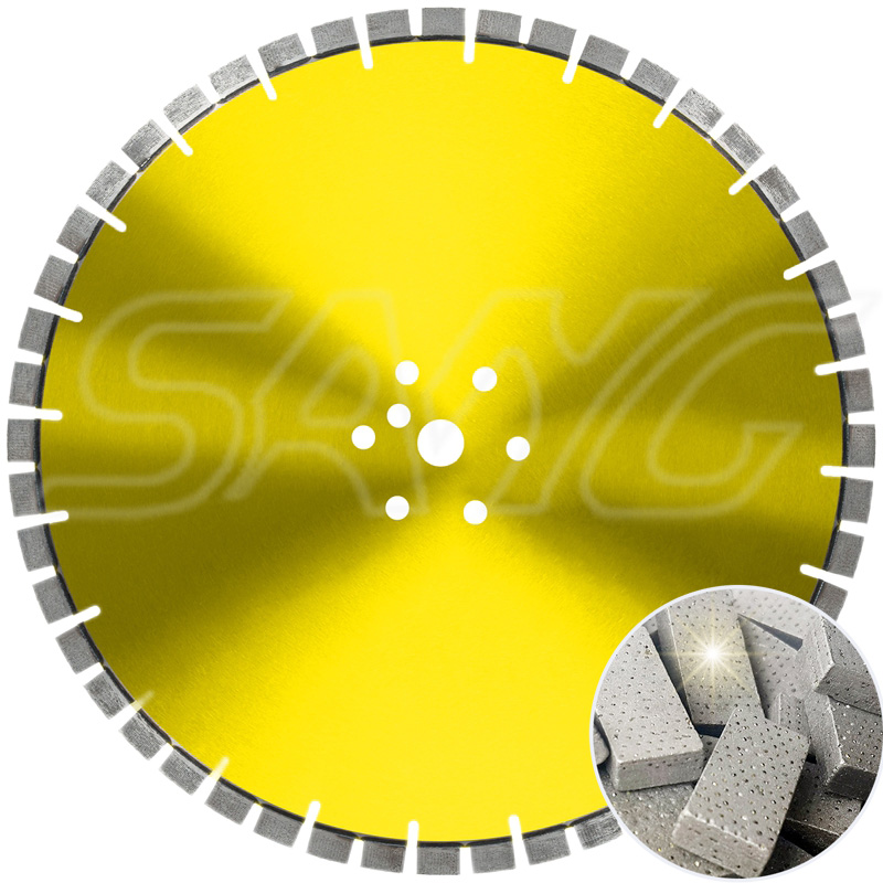 800 -mm -Array -Muster Diamant Schneidwerkzeuge Arix -Segment Wandsägen Blätter zum Schneiden von Betonwand vorgefertigtes Asphalt