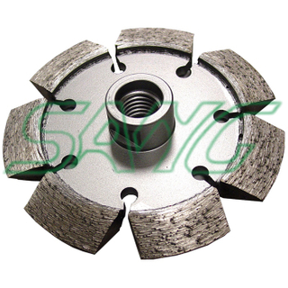 105-230 mm Lasergeschweißter Diamant Crack Chaser Tuck Point Crack Chasing Bat für Betonmörserfarbe