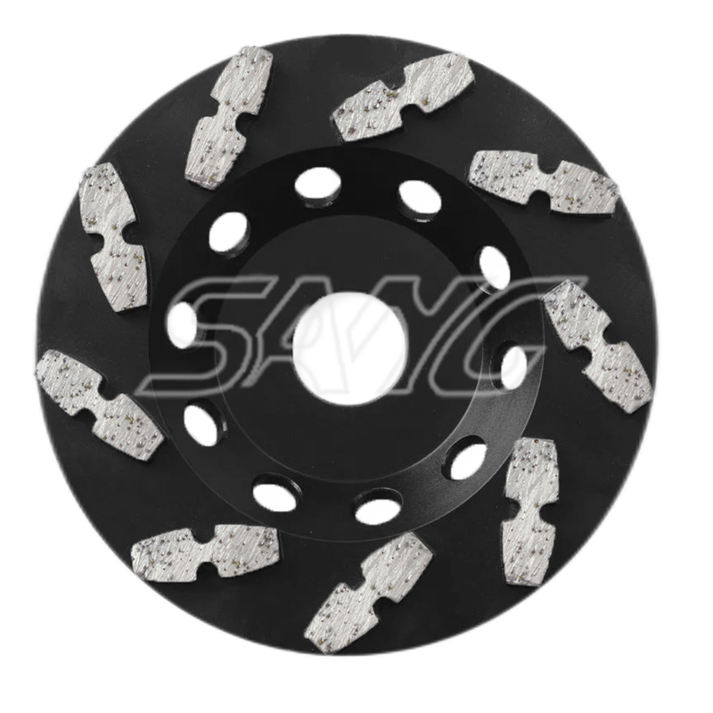 Diamant -Schleifwerkzeuge Betonboden Diamond Tasse Schleifrad für Handpolierer oder Mühle