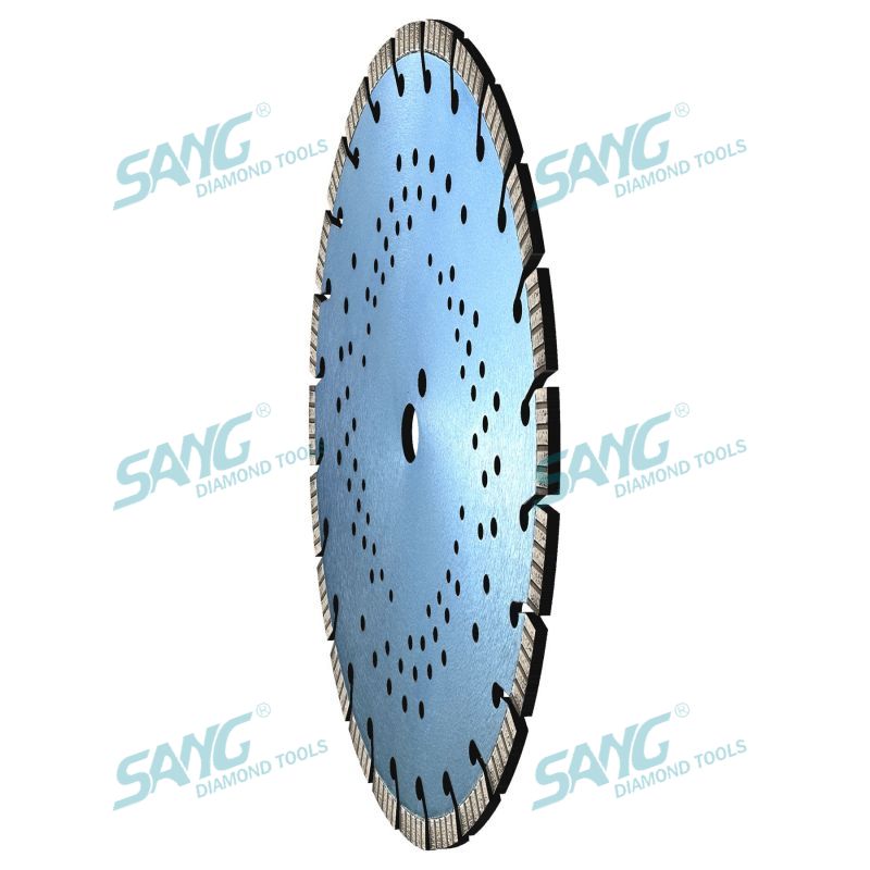 350 -mm -Turbo -Segment Laserschweißungs -Sägeklinge zum Schneiden von Beton