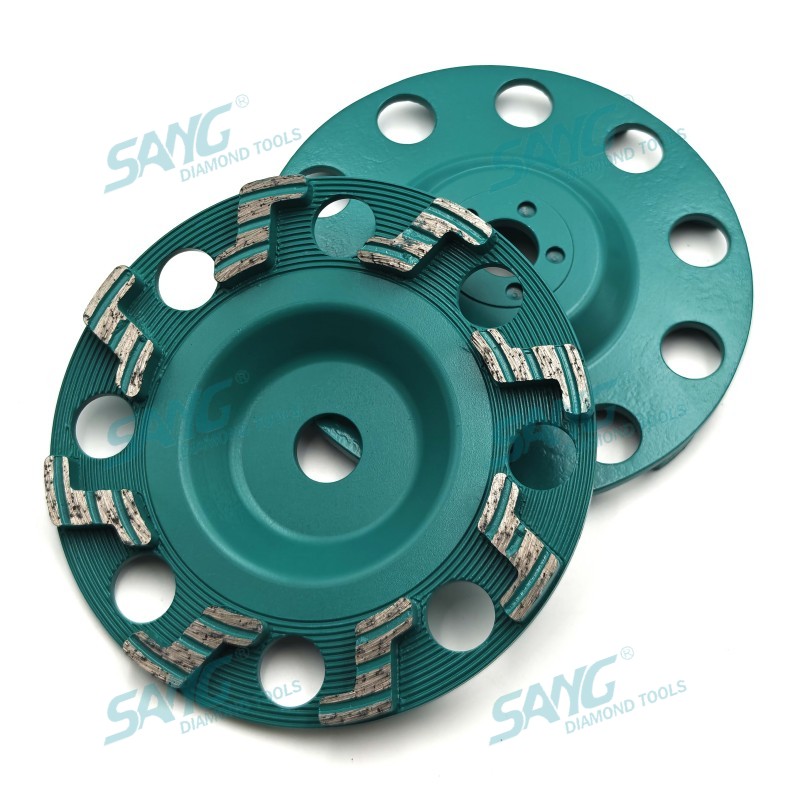 150 mm 6 Zoll Z Formsegmente Diamant Schleifblock Großhandel Diamond Mahlen Tasse für Beton