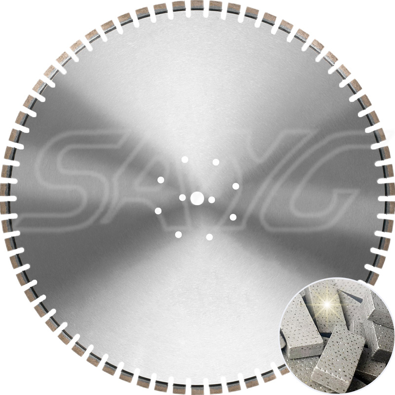 600 mm bis 1600 mm Laser oder silbergeschweißte Diamantwand -Schienensäure -Klinge für bündigem Schnittstahlbeton