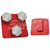 Fabrik Custom Großhandel Redi Lock Metall Bond Diamond Schleifschuhe für Betonboden