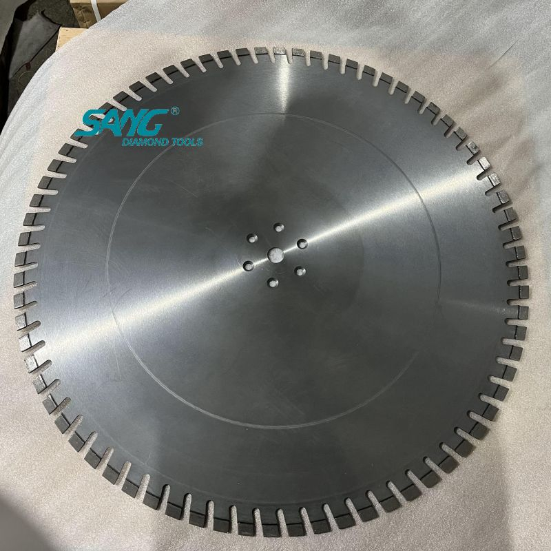 800 -mm -Laserschweiß -ARIX -Segment Pentruder Diamond Scheibensäge Schneidsägen Klinge 
