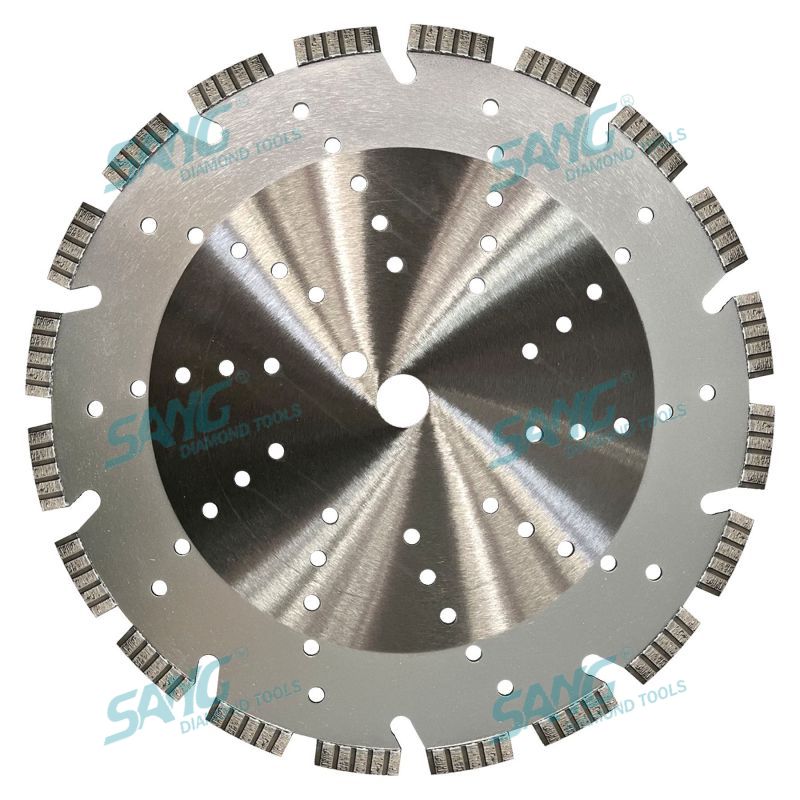 Lasergeschweißt 350 mm 14 Zoll Diamant Saw Saw Saw Blatt Schneidscheibe zum Schneiden von Beton