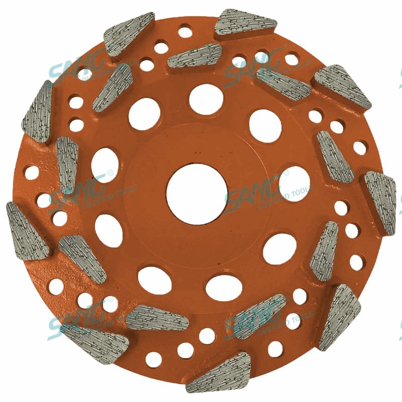 Schwerlaste 125 mm 180 mm 5 Zoll 7 Zoll 20 Körnchen-Gewinde-Arbor Diamond Cup Wheel