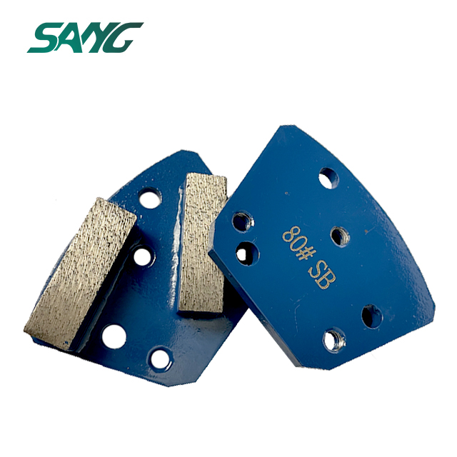 Trapez -Diamant -Doppel -Rechteck -Schleifsegmente für diamatische Blastrac Janser Asl Mk Klindex Betonbodenmühle